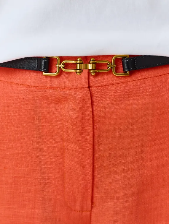 BULMER Узкий ремень с фигурной пряжкой