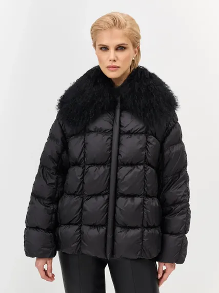 BULMER Куртка пуховая с меховым воротником