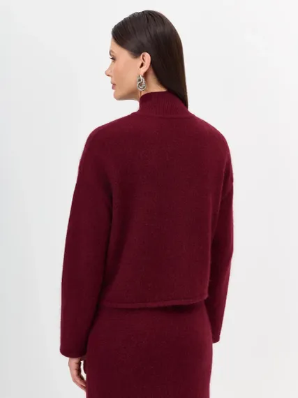 BULMER Укороченный бомбер с ангорой