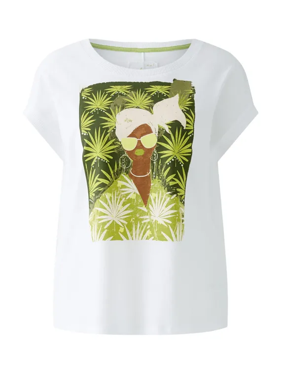 Oui Футболка с принтом