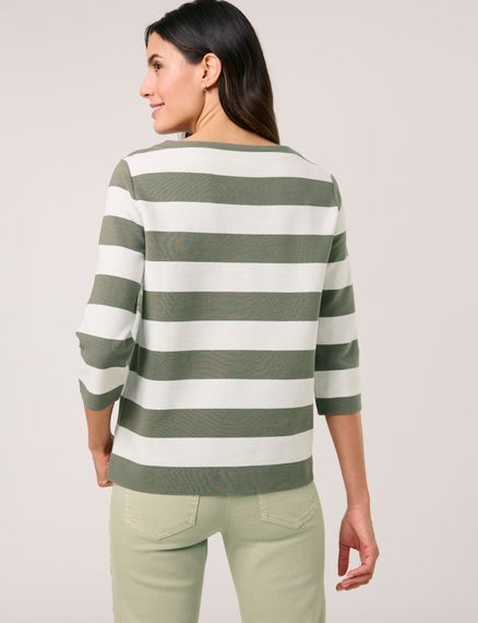 GERRY WEBER Джемпер в полоску 3/4 рукав