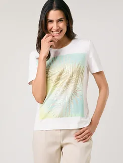 GERRY WEBER Футболка с мерцающим принтом