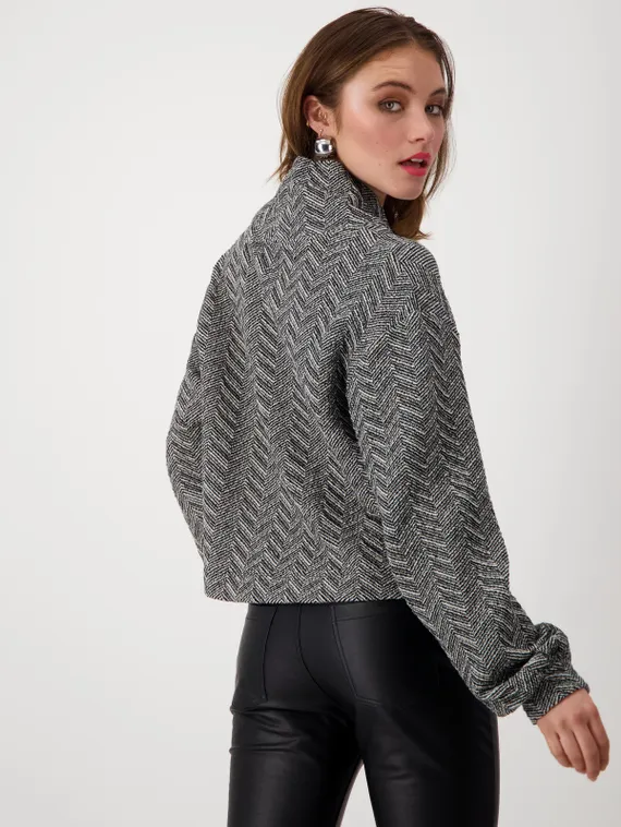 MONARI Толстовка с узором елочка