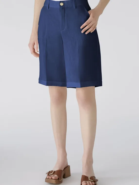 Oui Бермуды льняные