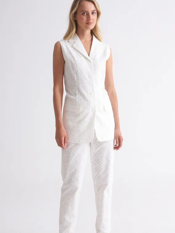 UNQ Жилет кружевной