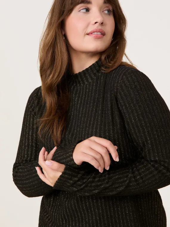 SAMOON Платье с блестящим эффектом