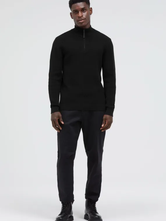 CAMP DAVID Черный свитер на молнии