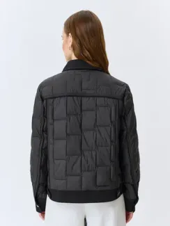 BULMER Стеганая куртка на натуральном утеплителе черная