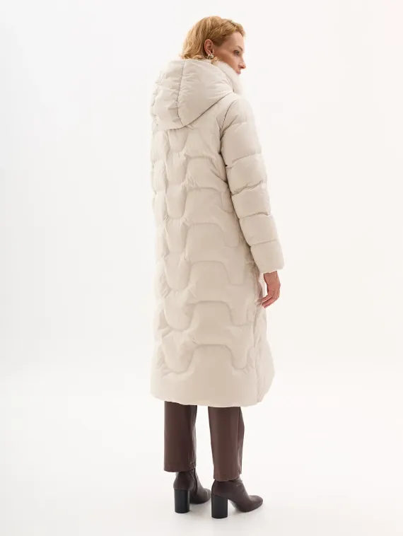 BULMER Пуховик с мехом песца