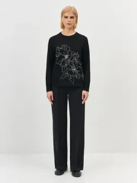 BULMER Джемпер с контрастной вышивкой