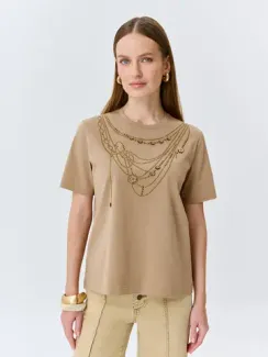 BULMER Футболка с акцентным декором