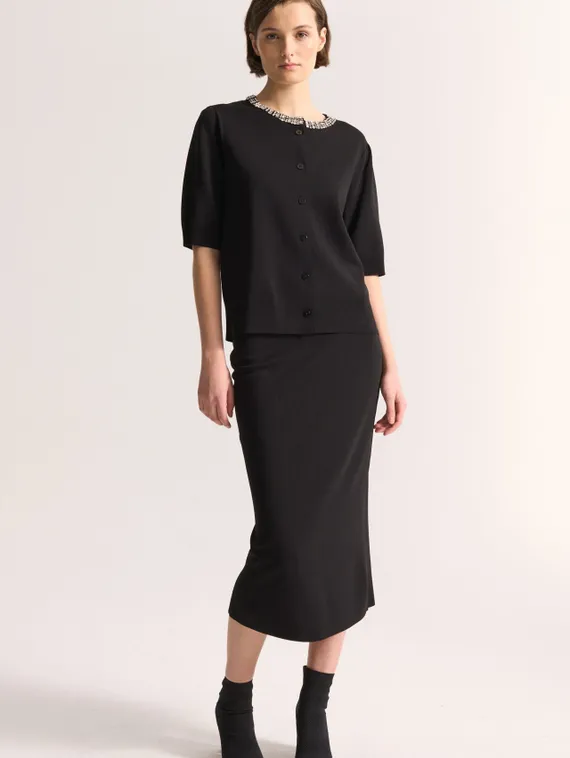 UNQ Юбка вязаная