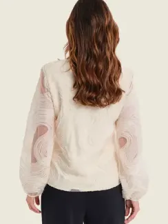 GERRY WEBER Блуза с аппликацией и бахромой