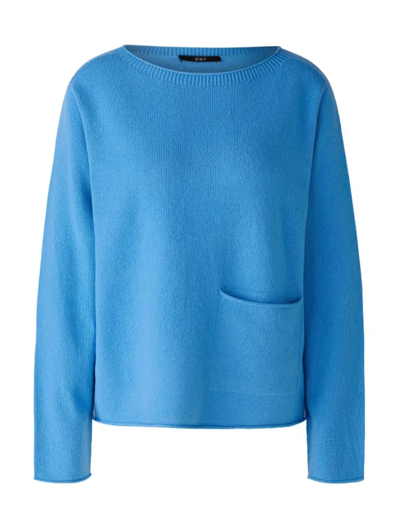 Oui Свитер бесшовный из смеси шерсти