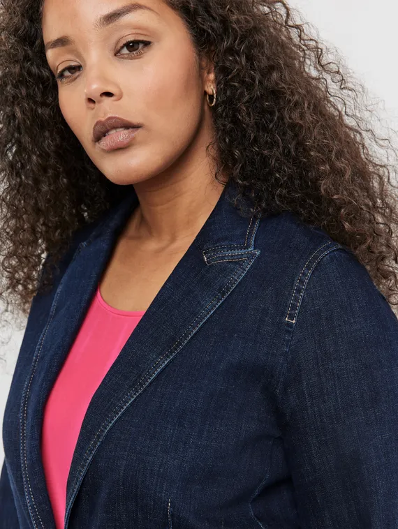 SAMOON Пиджак джинсовый