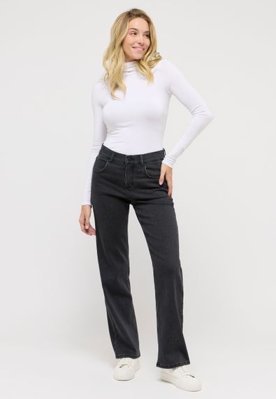 ANGELS Джинсы из зимнего хлопка антрацит