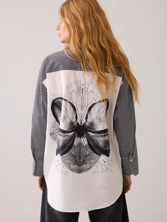 SUMMUM Блуза-рубашка с принтами