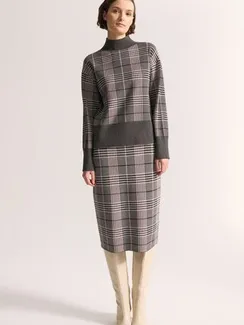 UNQ Юбка в клетку