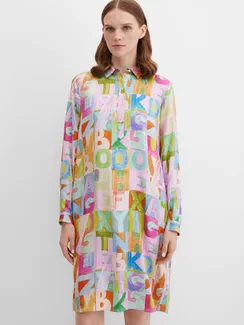 Elisa.and.me Платье-рубашка с абстрактным принтом