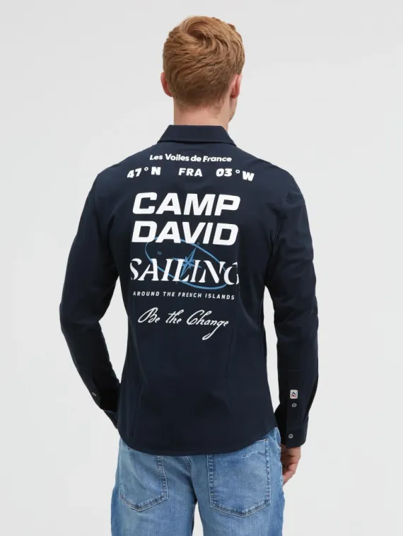 CAMP DAVID Рубашка трикотажная