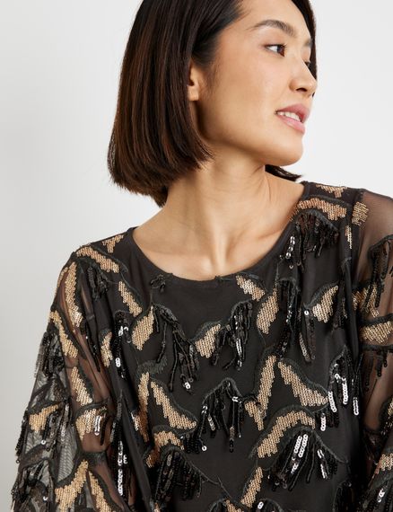 TAIFUN Платье с пайетками