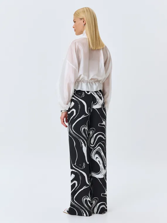 BULMER Яркие брюки с графичным принтом