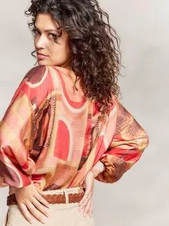 SUMMUM Блуза с принтом