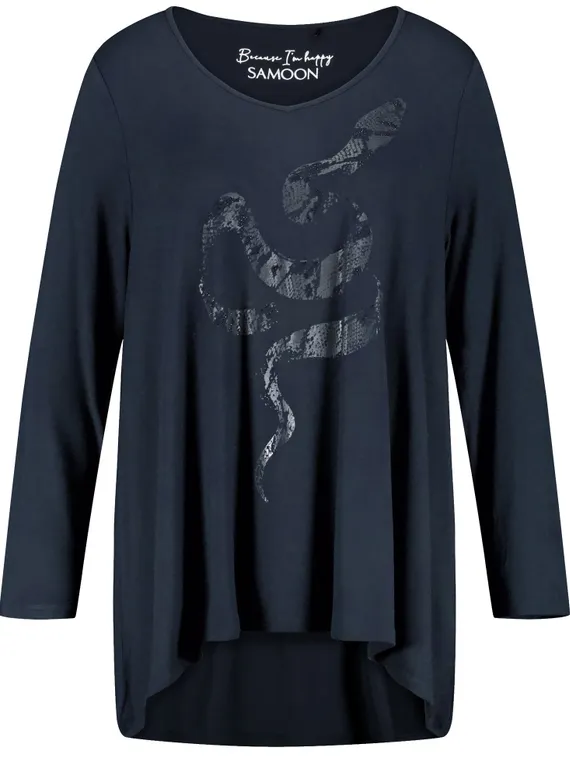 SAMOON Футболка с узором