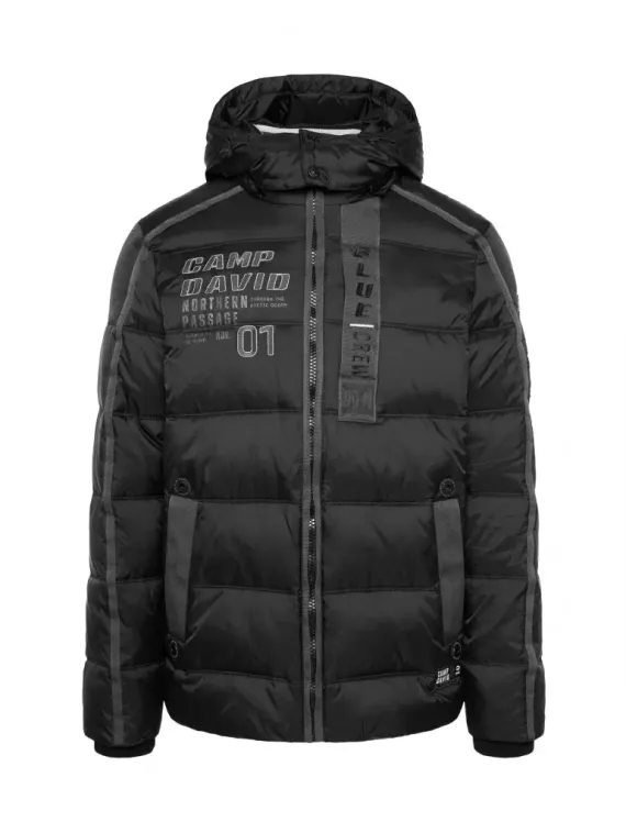 CAMP DAVID Длинная стеганая куртка