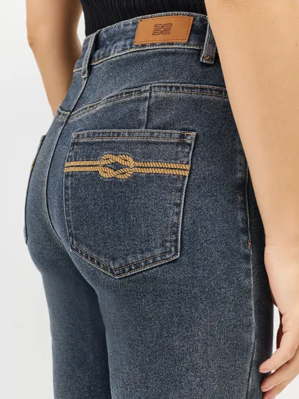 BULMER Прямые джинсы с вышивкой