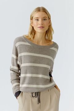 Oui Пуловер в полоску