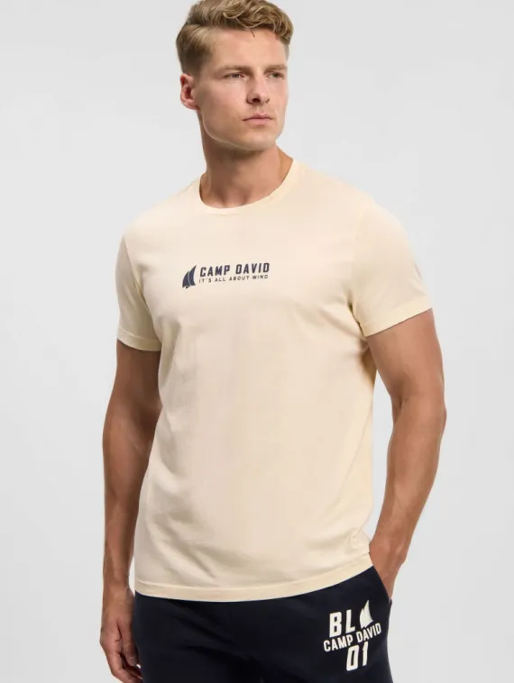 CAMP DAVID Футболка с большим принтом на спине