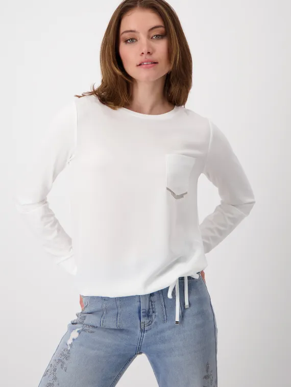 MONARI Блуза с декоративным карманом