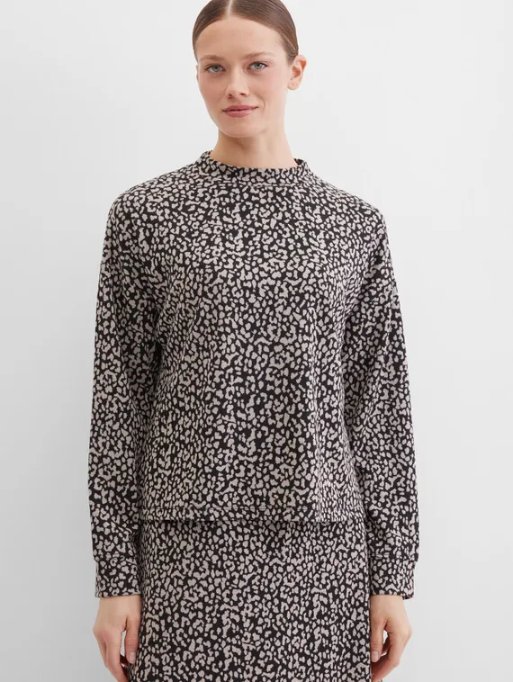 Elisa.and.me Джемпер с леопардовым принтом