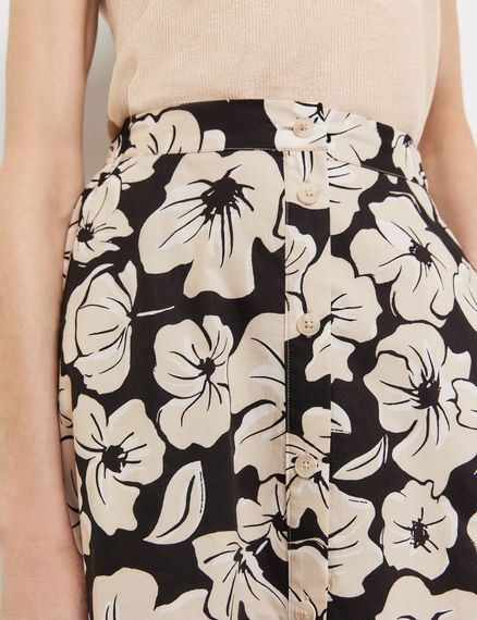 GERRY WEBER Юбка с цветочным принтом
