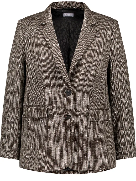 SAMOON Пиджак с пайетками