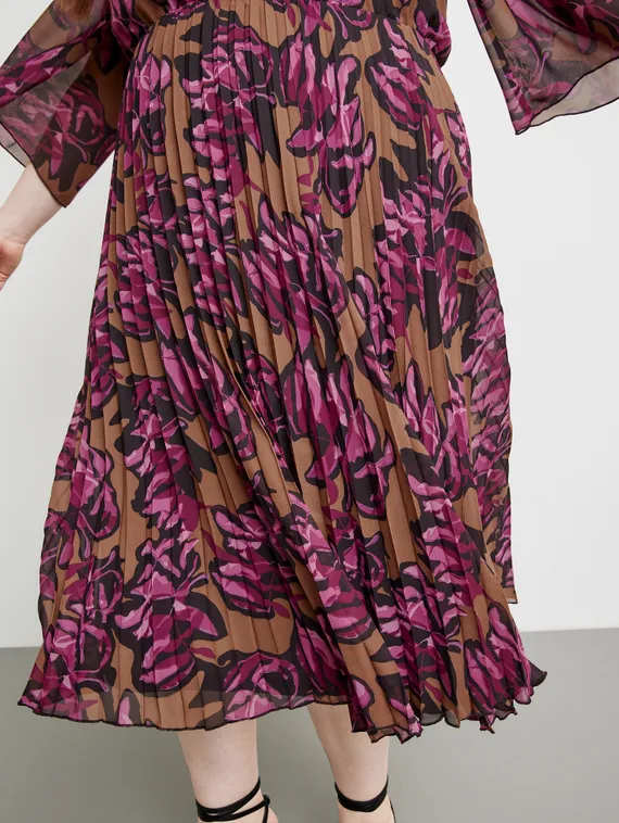 SAMOON Платье с плиссированной юбкой