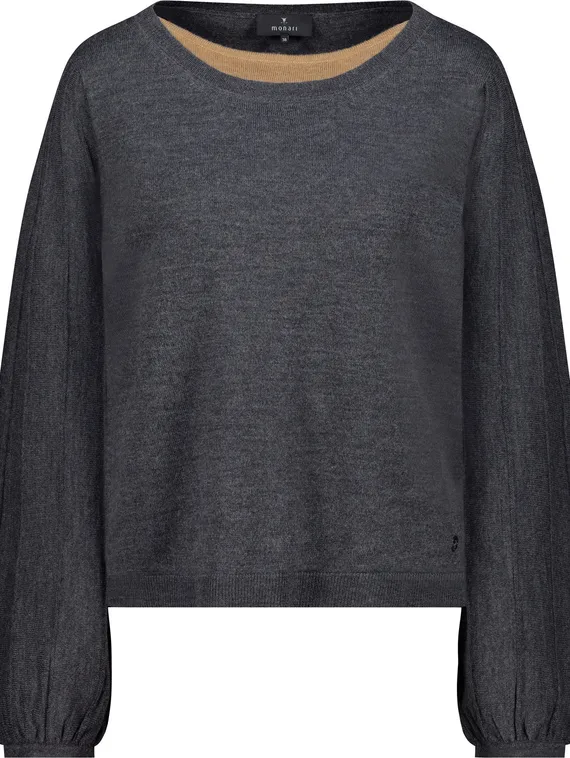 MONARI Свитер с двойным воротником