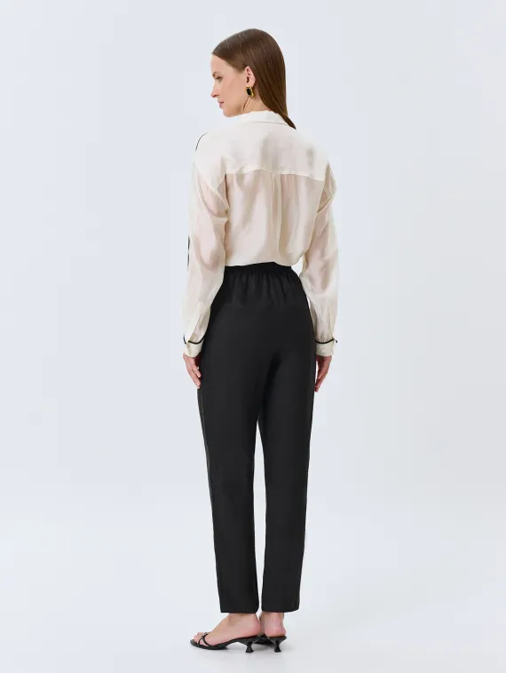 BULMER Зауженные брюки из 100% льна