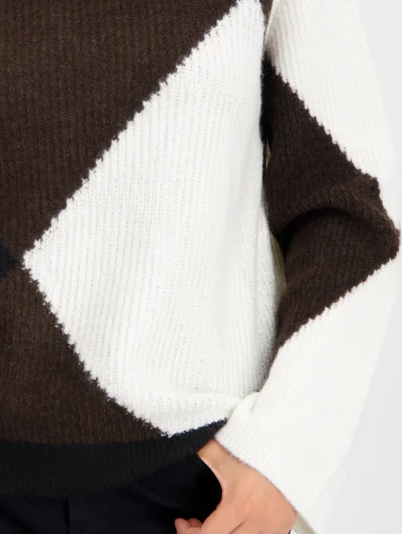 MONARI Джемпер с ромбовидным узором