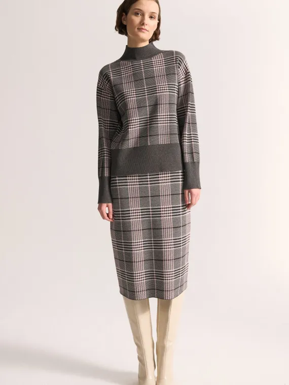 UNQ Пуловер в клетку