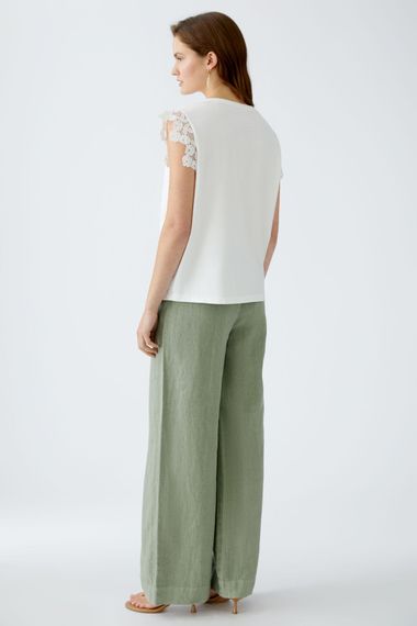 Oui Топ с кружевом