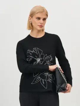 BULMER Джемпер с контрастной вышивкой