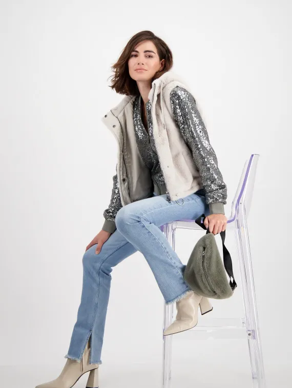 MONARI Джинсы с бахромой