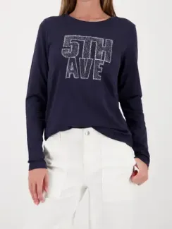 MONARI Лонгслив со стразами