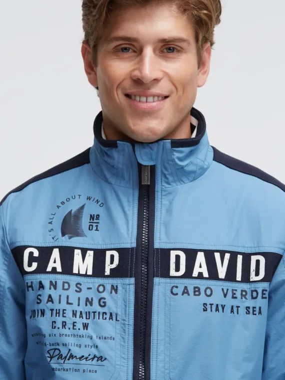 CAMP DAVID Ветровка-блузон с логотипом