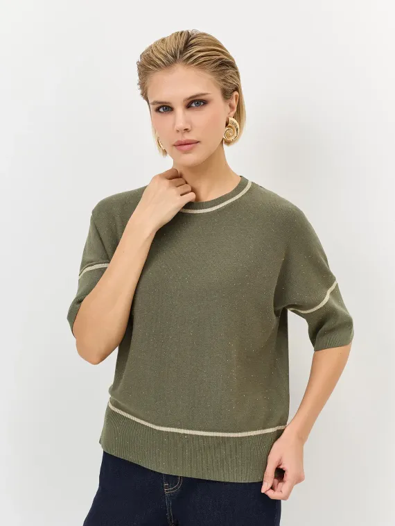 BULMER Джемпер с мерцающими пайетками