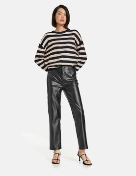 TAIFUN Брюки из искусственной кожи