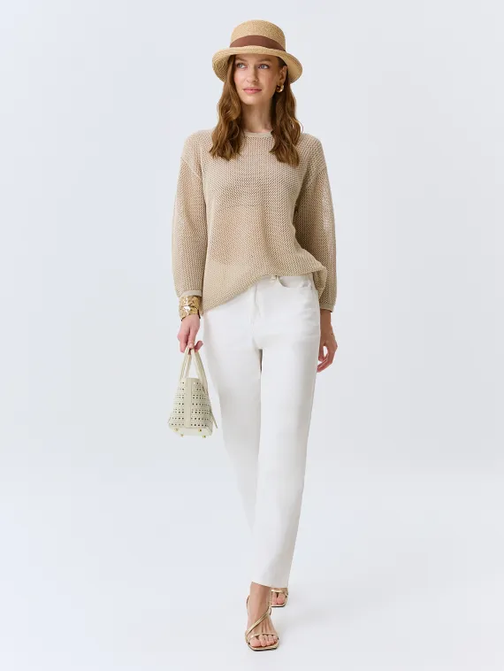 BULMER Ажурный вязаный джемпер