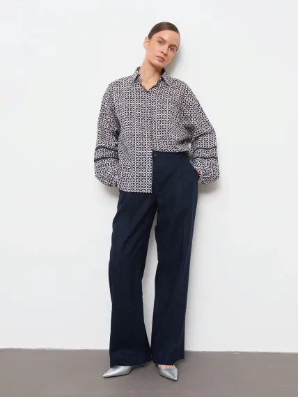 GERRY WEBER Брюки льняные палаццо